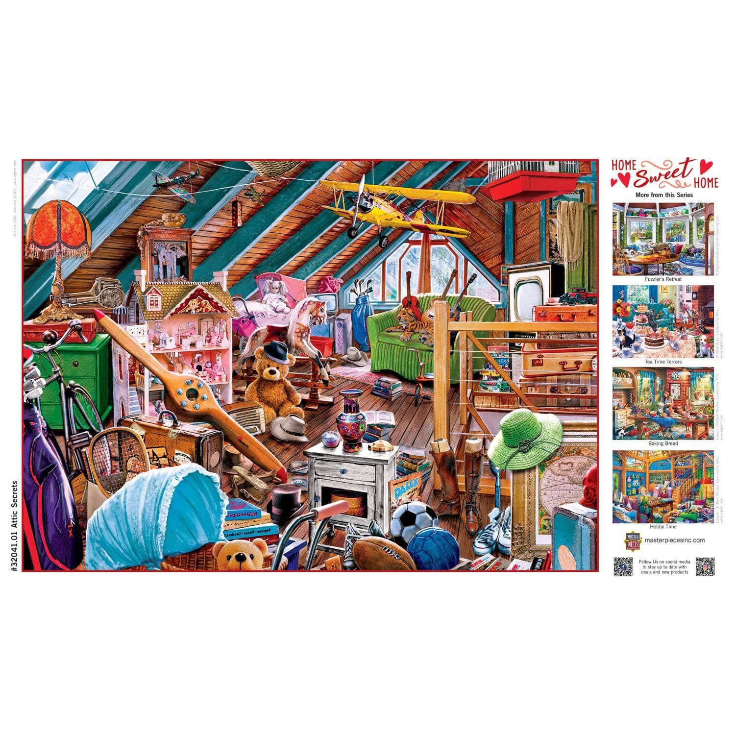 Home Sweet Home - Attic Secrets 500 Piece Jigsaw Puzzle - Image 4