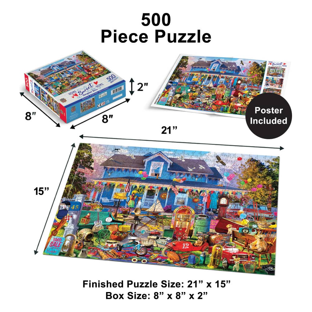 Home Sweet Home - Bargain Bliss 500 Piece Jigsaw Puzzle - Image 5