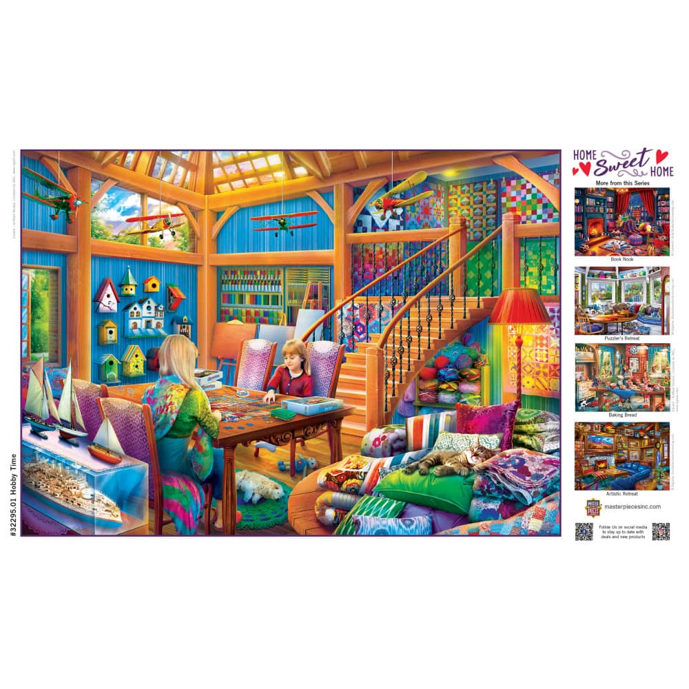 Home Sweet Home - Hobby Time 500 Piece Jigsaw Puzzle - Image 4