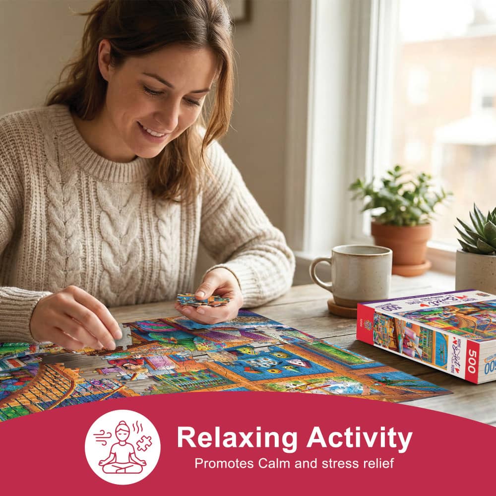 Home Sweet Home - Hobby Time 500 Piece Jigsaw Puzzle - Image 6