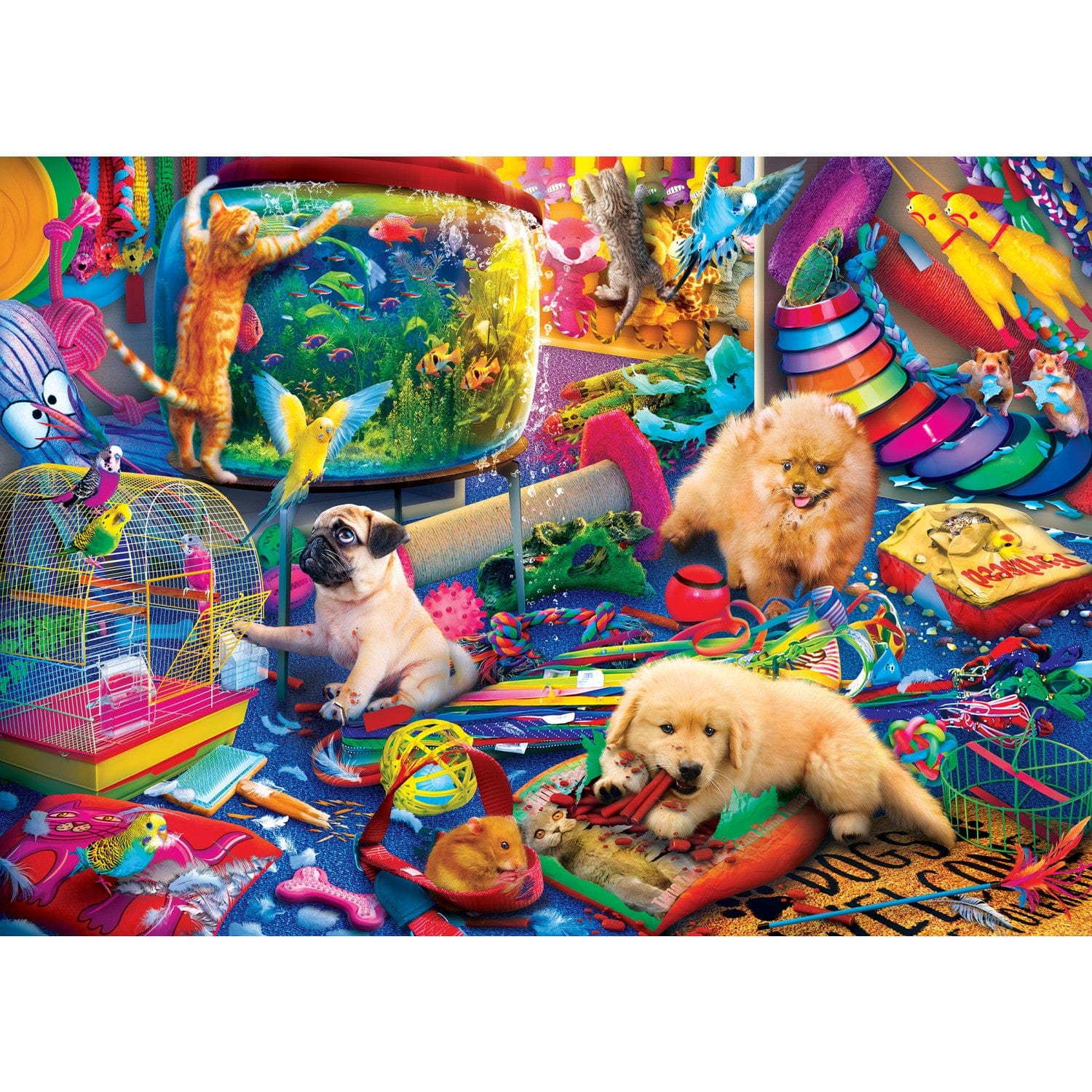 Home Sweet Home - Pet's Play Room 500 Piece Jigsaw Puzzle - Image 2