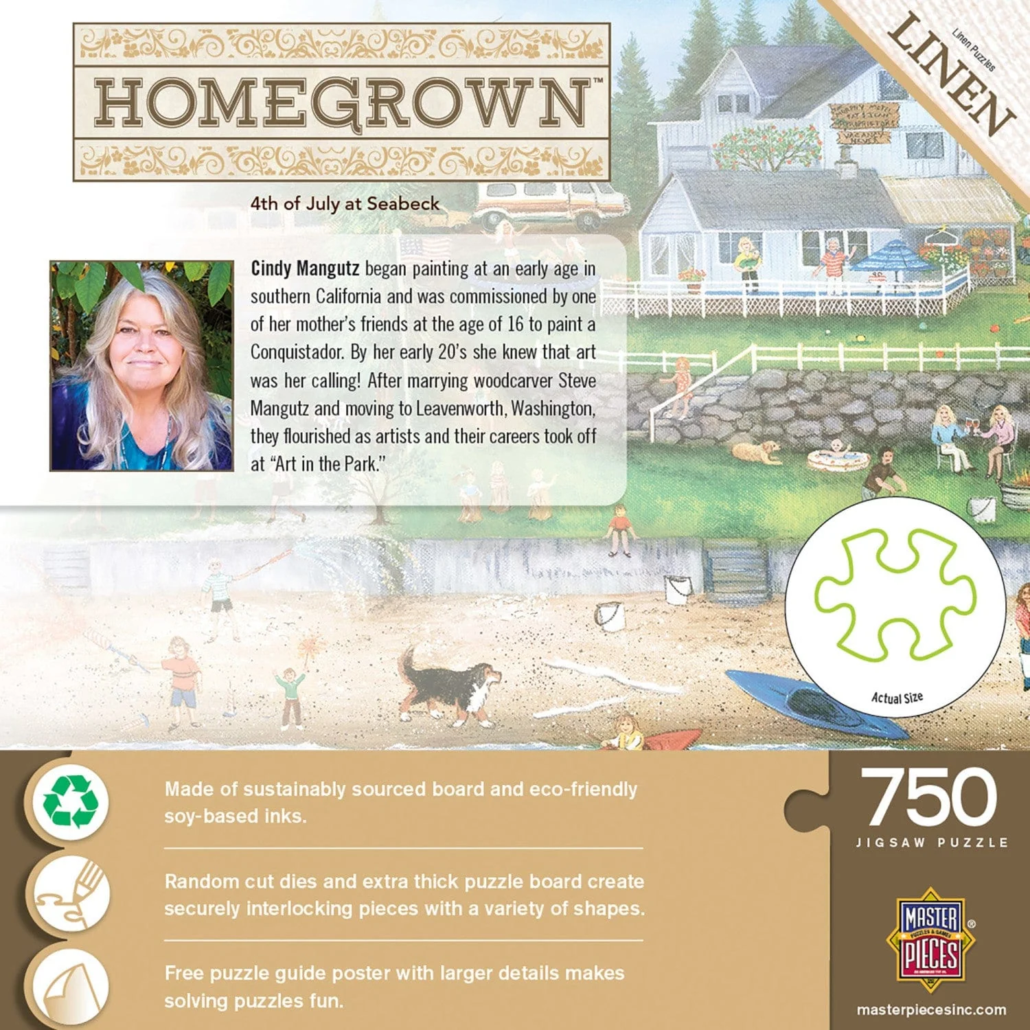 Homegrown - 4th of July at Seabeck 750 Piece Jigsaw Puzzle - Image 3