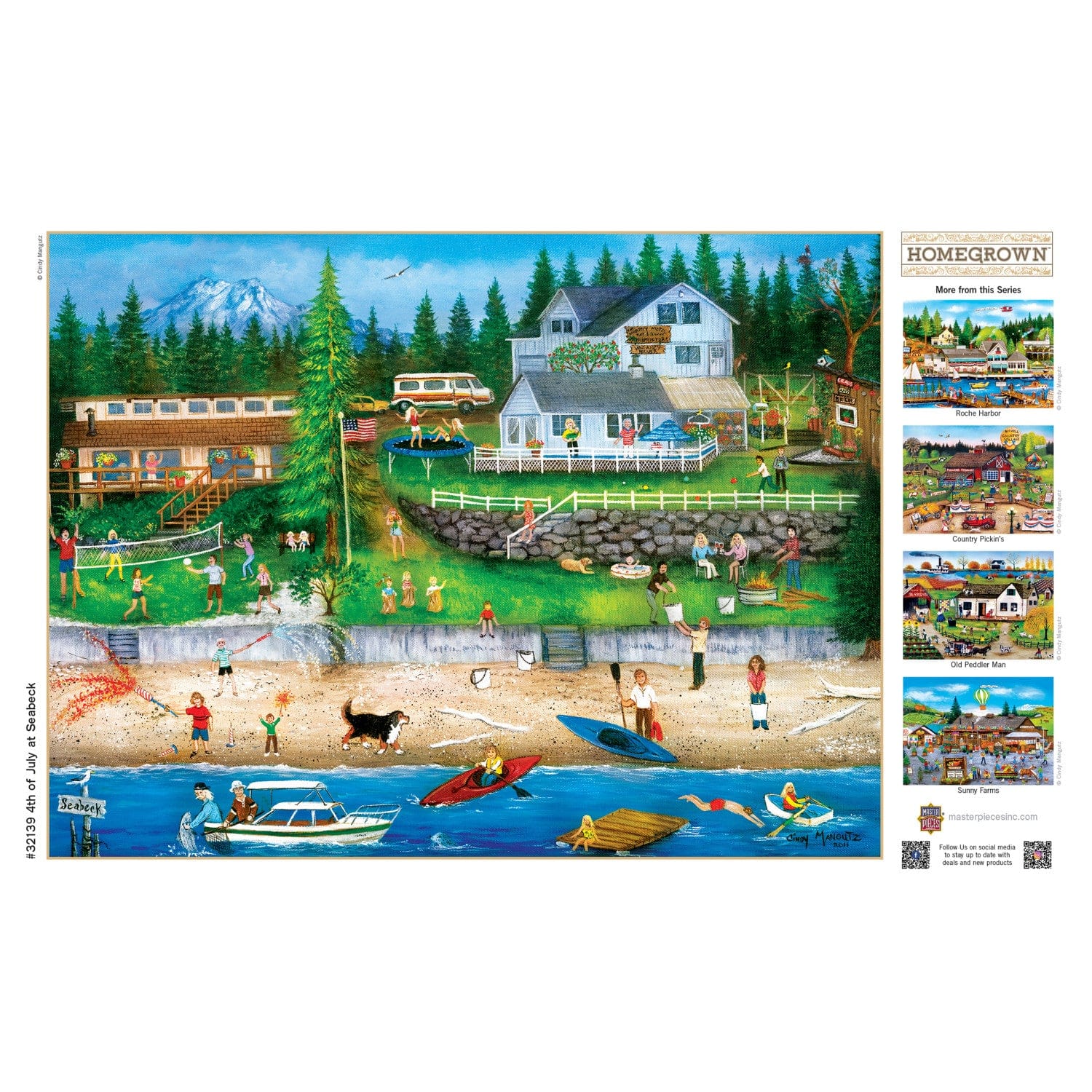 Homegrown - 4th of July at Seabeck 750 Piece Jigsaw Puzzle - Image 4