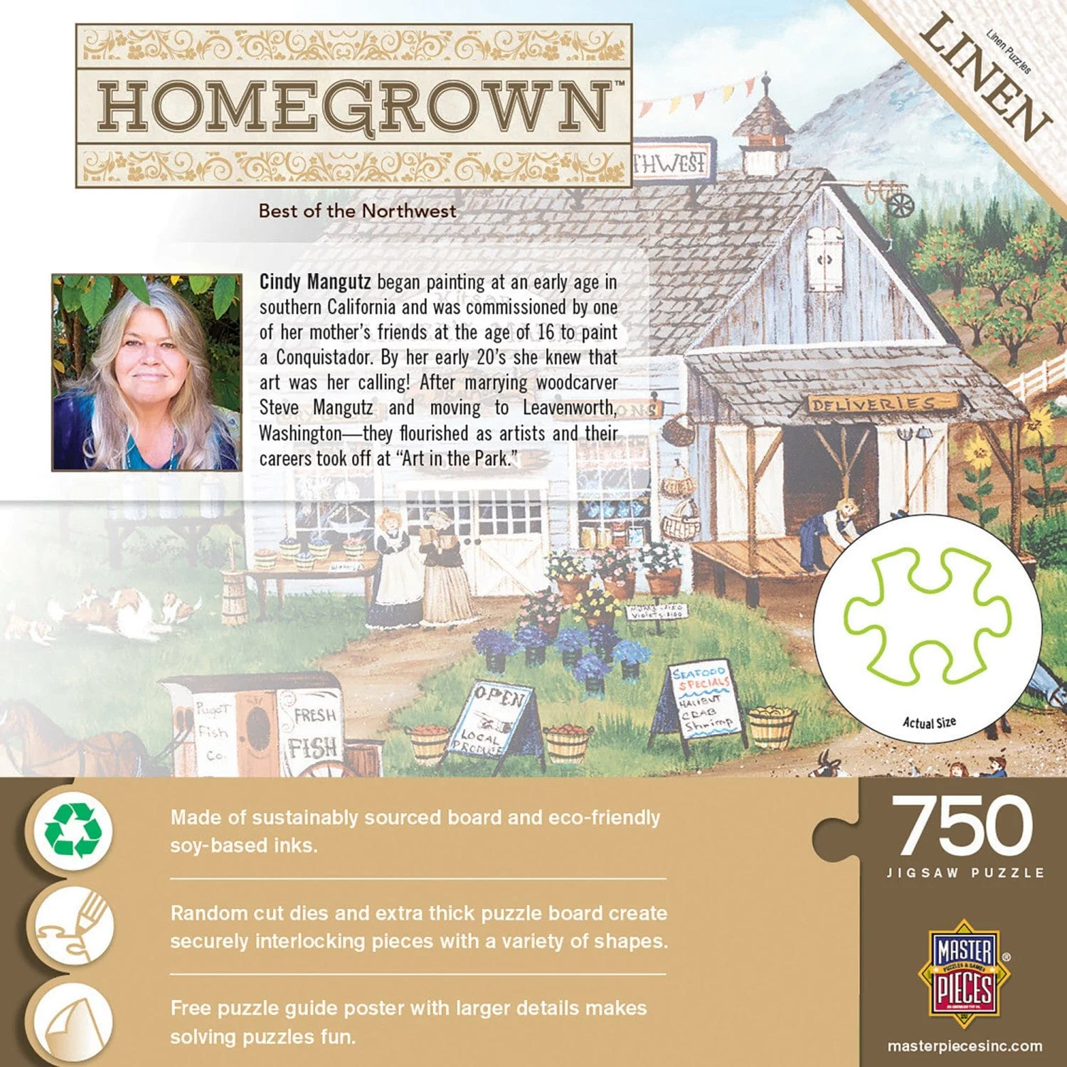 Homegrown - Best of the Northwest 750 Piece Jigsaw Puzzle - Image 3