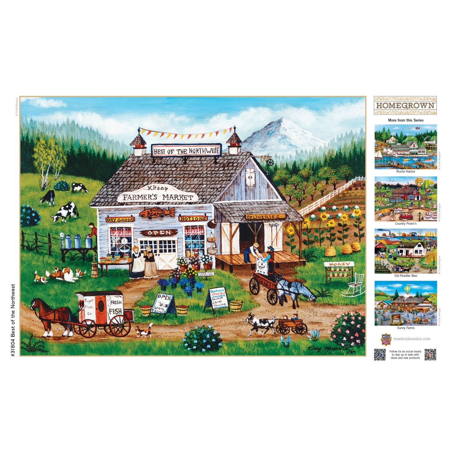 Homegrown - Best of the Northwest 750 Piece Jigsaw Puzzle - Image 4