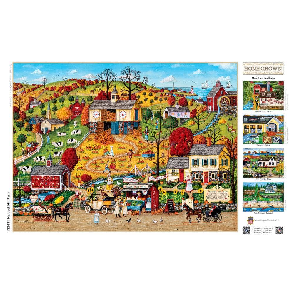 Homegrown - Harvest Hill Farm 750 Piece Jigsaw Puzzle - Image 4