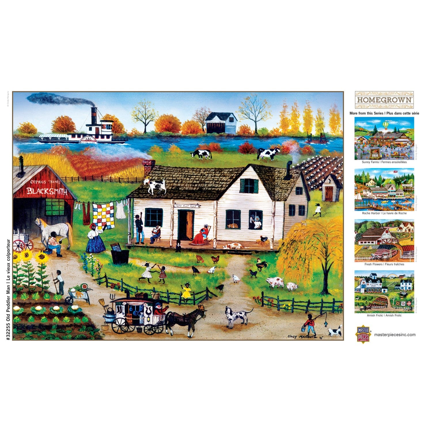 Homegrown - Old Peddler Man 750 Piece Jigsaw Puzzle - Image 4