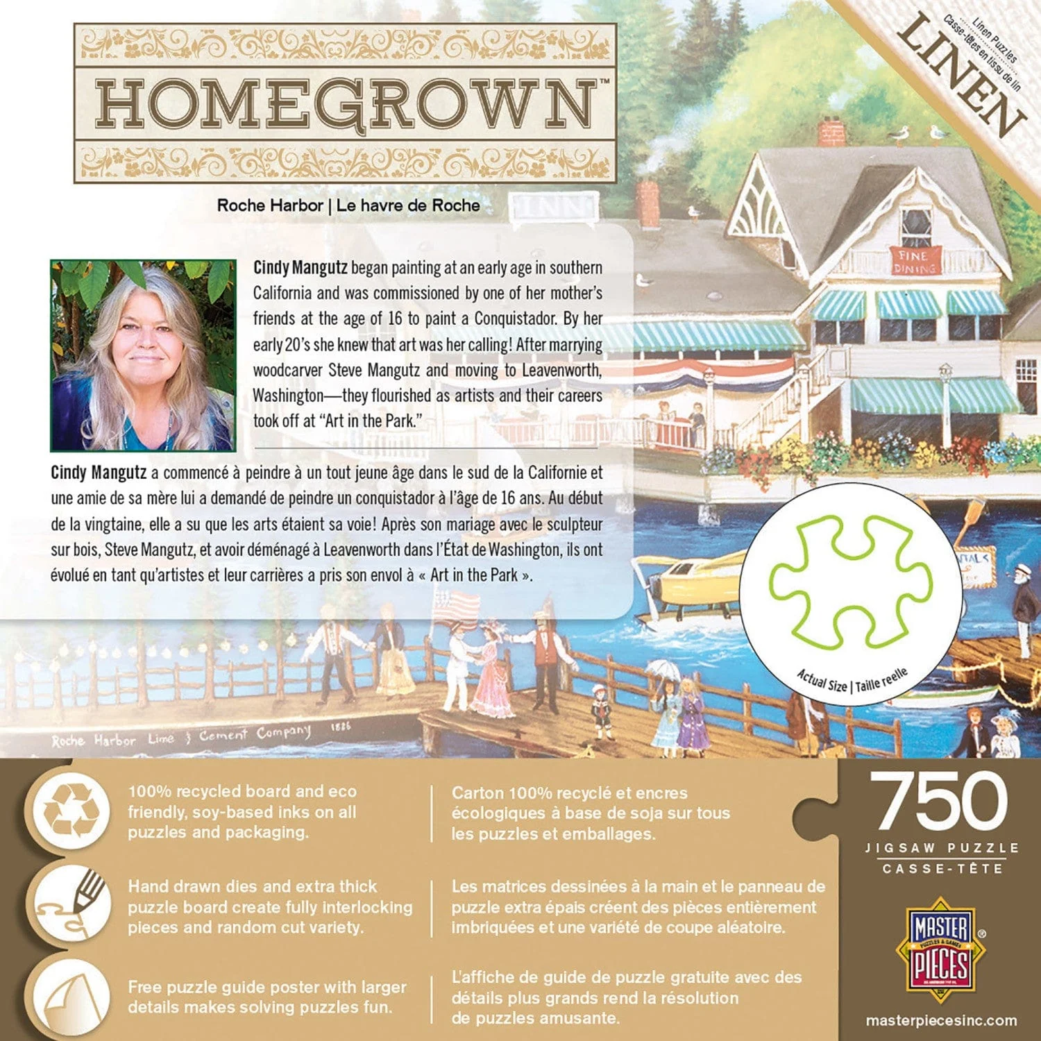 Homegrown - Roche Harbor 750 Piece Jigsaw Puzzle - Image 3