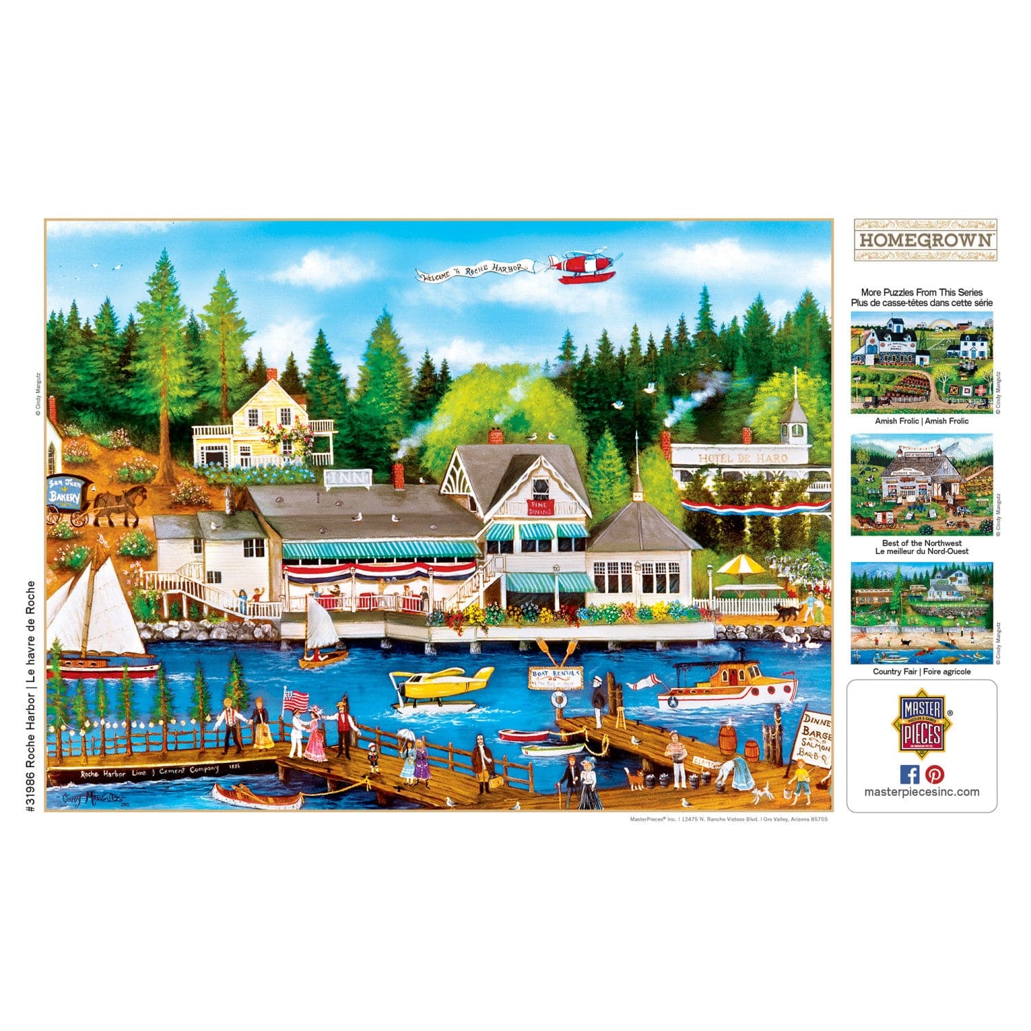 Homegrown - Roche Harbor 750 Piece Jigsaw Puzzle - Image 4