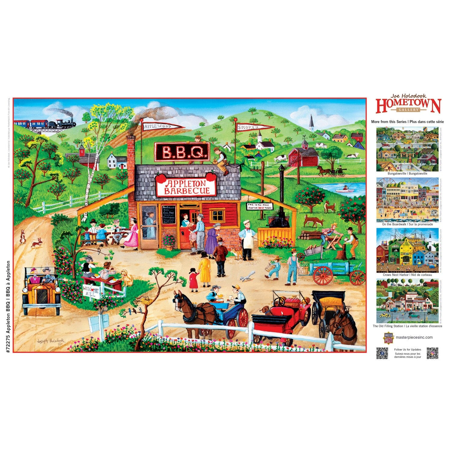 Hometown Gallery - Appleton BBQ 1000 Piece Jigsaw Puzzle - Image 4