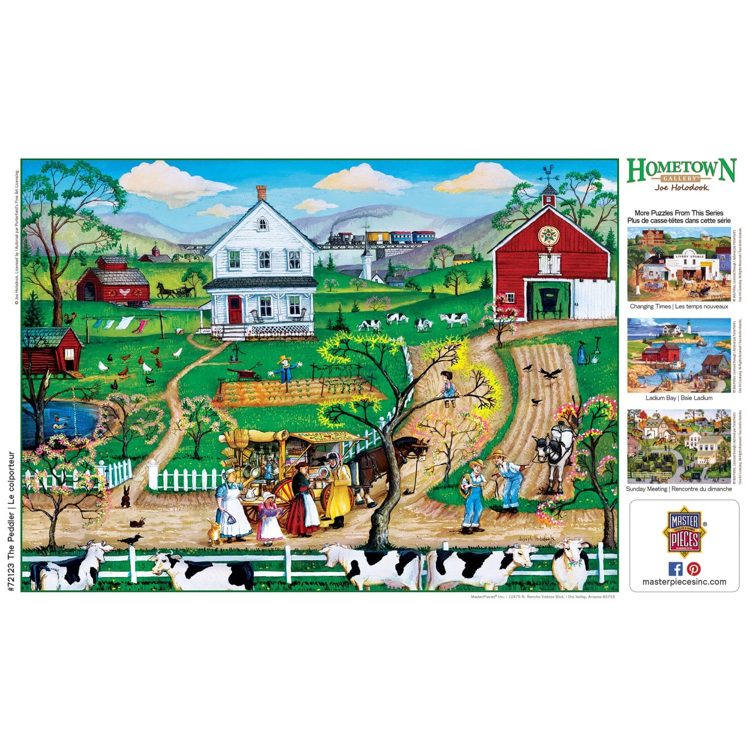 Hometown Gallery - The Peddler 1000 Piece Jigsaw Puzzle - Image 4