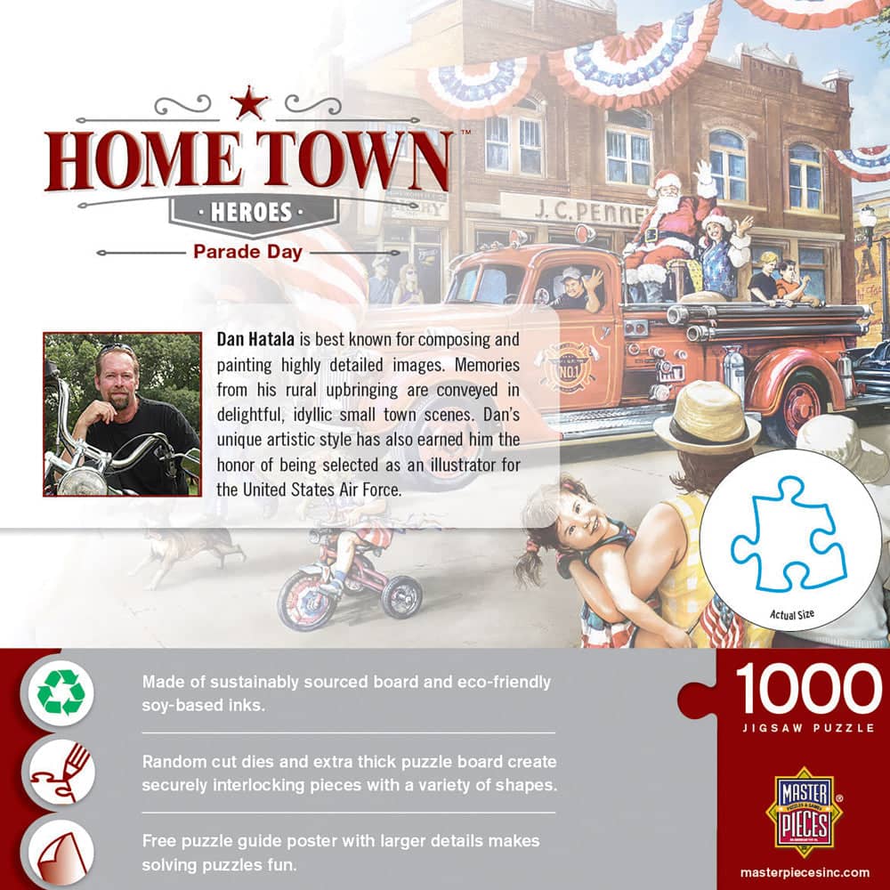 Hometown Heroes - Parade Day 1000 Piece Jigsaw Puzzle - Image 3