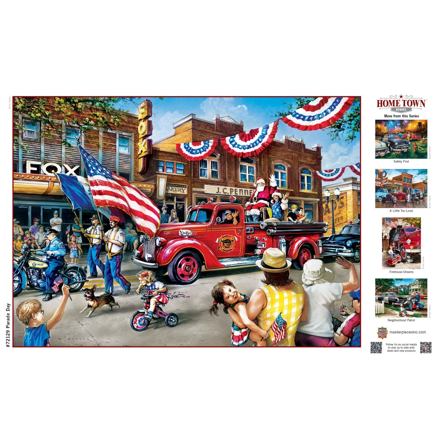 Hometown Heroes - Parade Day 1000 Piece Jigsaw Puzzle - Image 4