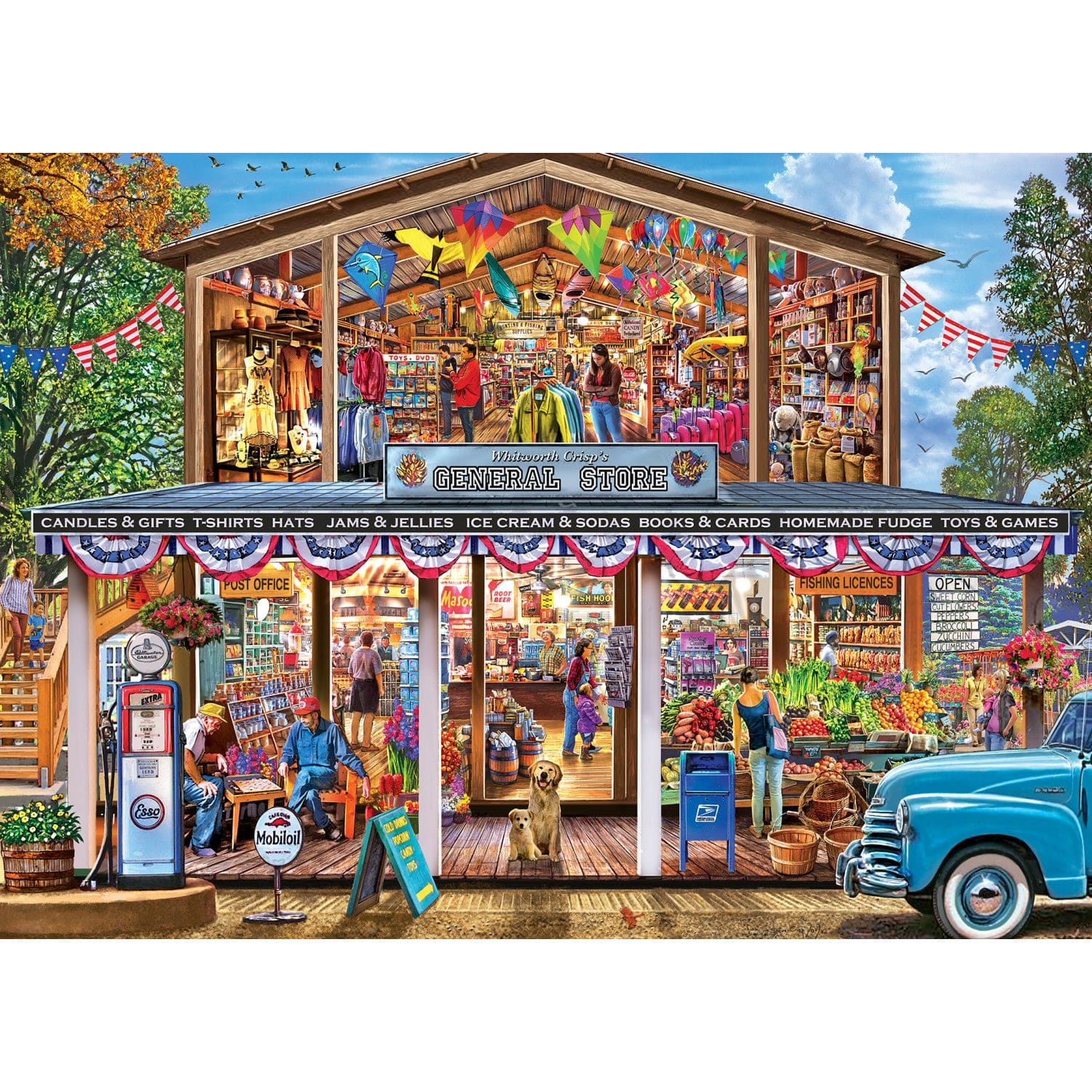 Inside Out - Hometown Market 1000 Piece Jigsaw Puzzle - Image 2
