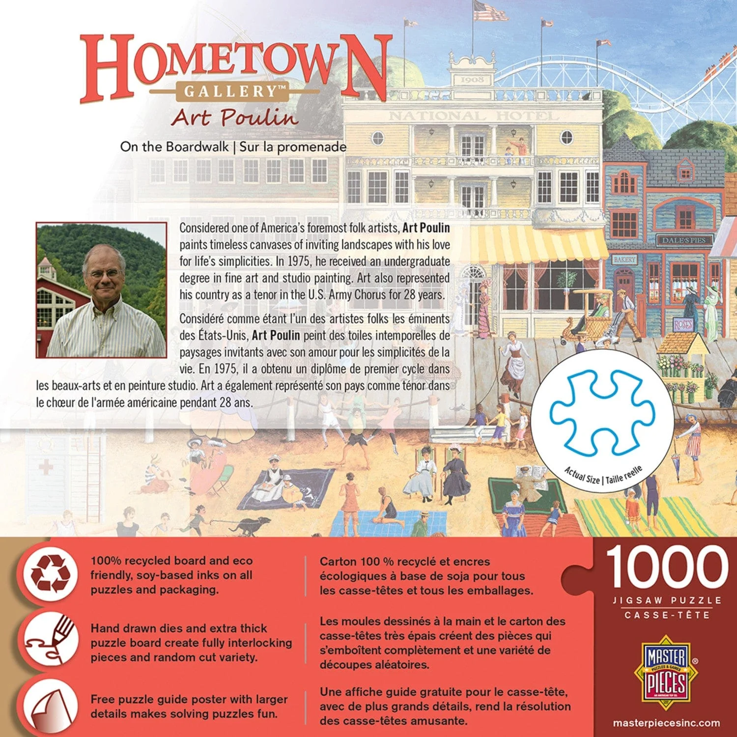Hometown Gallery - On the Boardwalk 1000 Piece Jigsaw Puzzle - Image 3