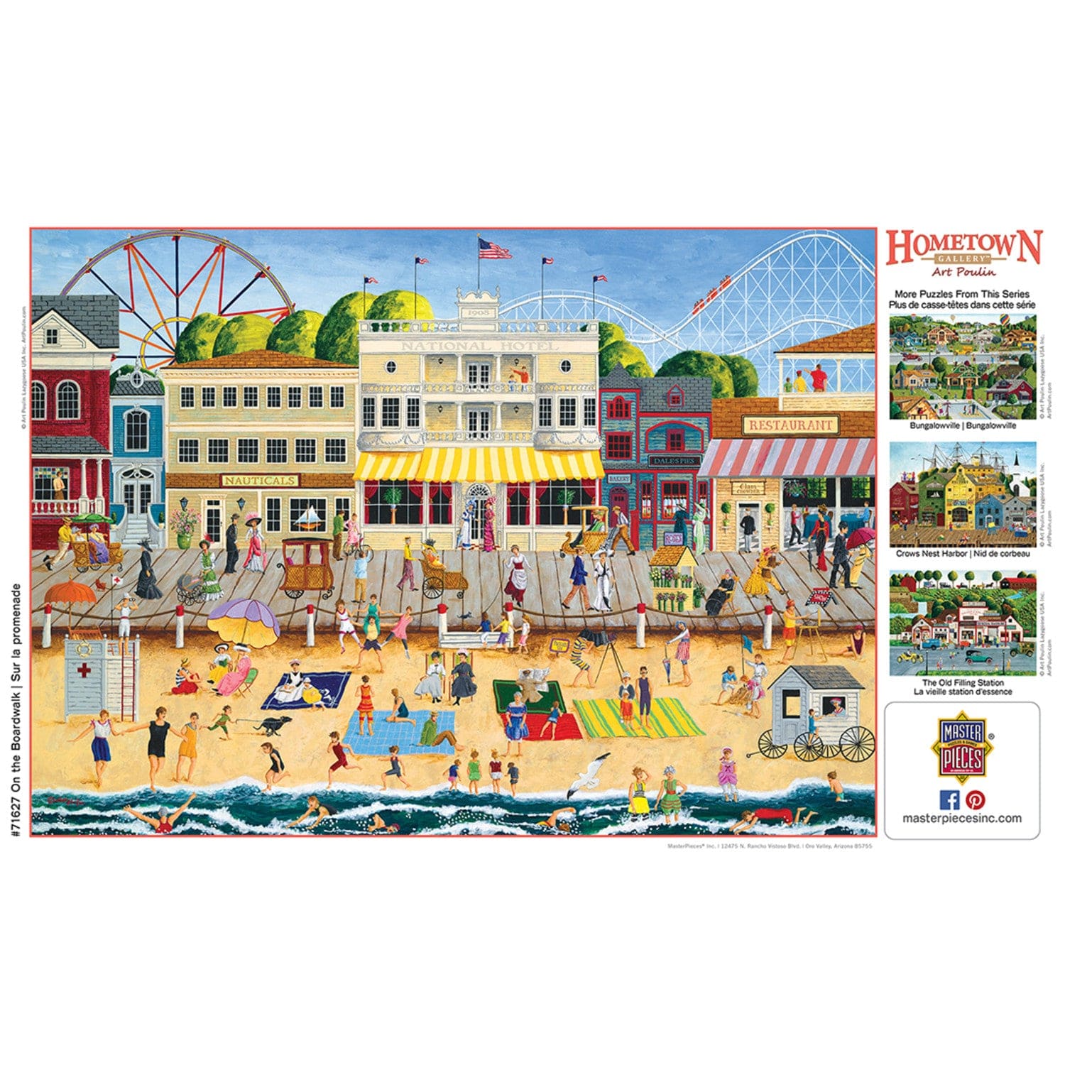 Hometown Gallery - On the Boardwalk 1000 Piece Jigsaw Puzzle - Image 4