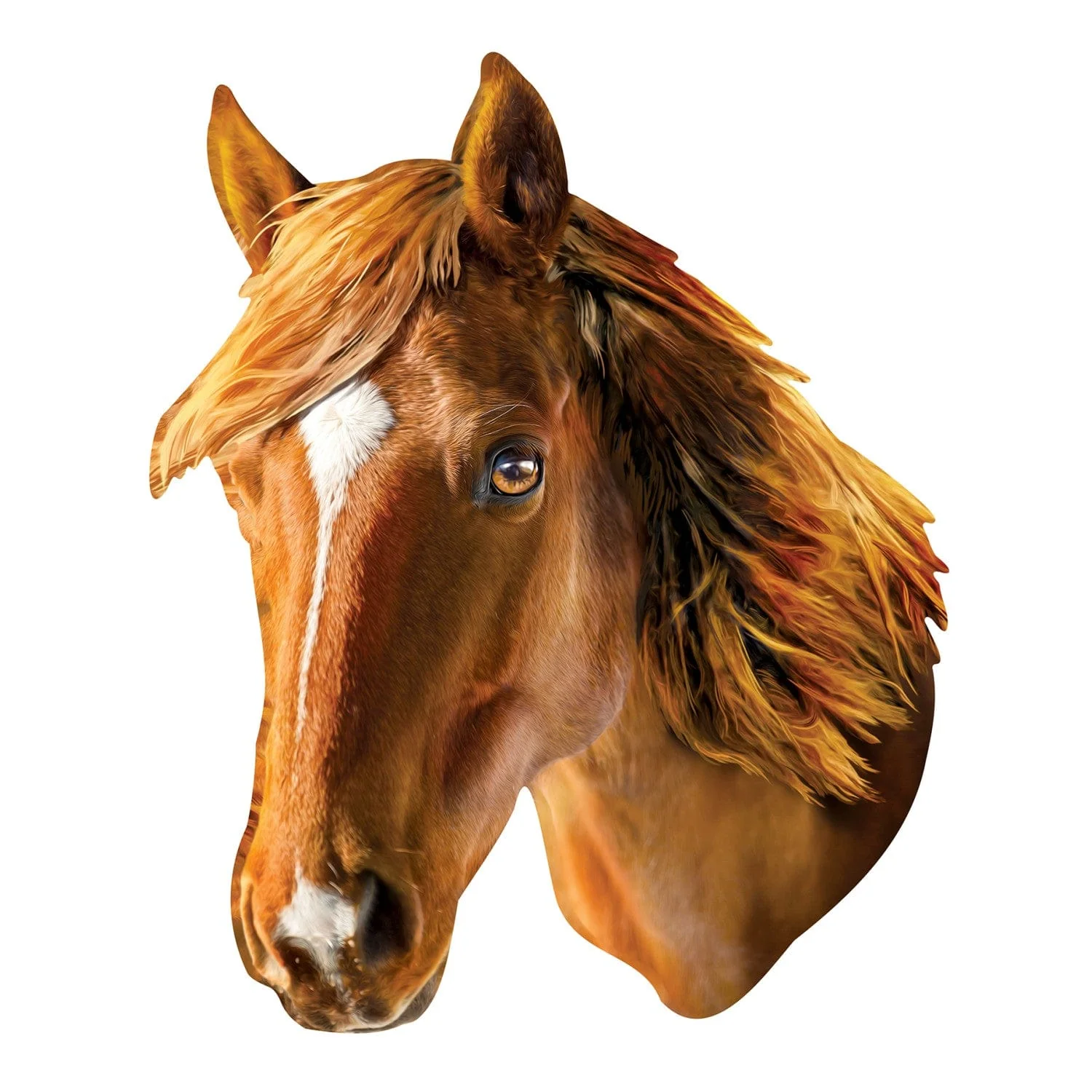 Horse 100 Piece Shaped Jigsaw Puzzle - Image 2