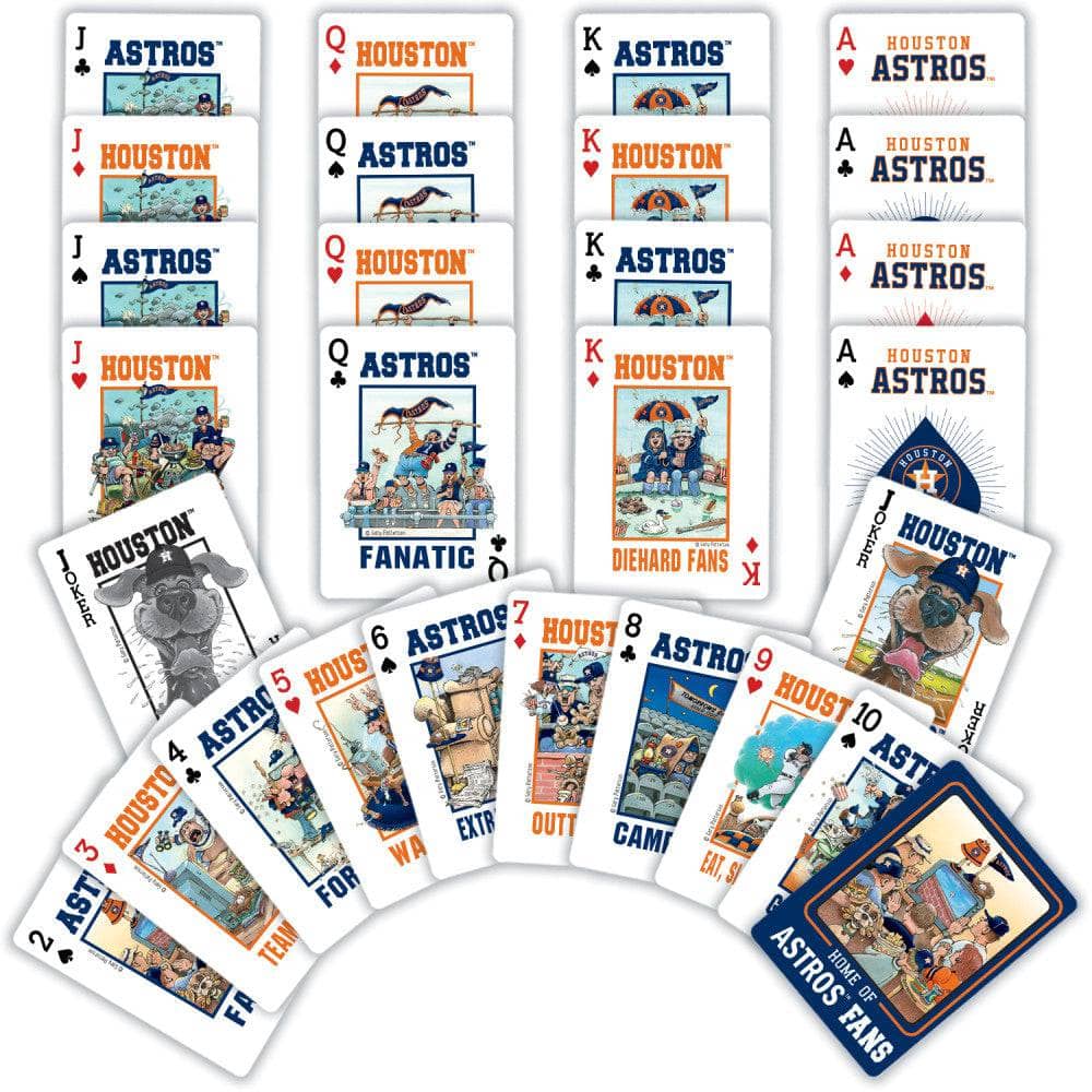 Houston Astros Fan Deck Playing Cards - 54 Card Deck - Image 2