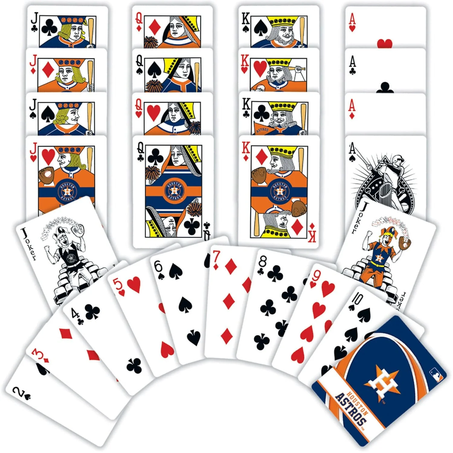 Houston Astros Playing Cards - 54 Card Deck - Image 2