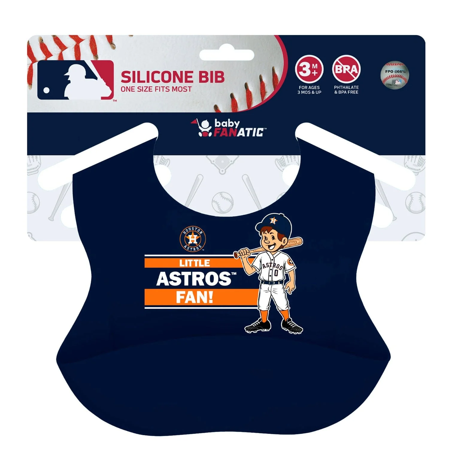 Houston Astros - MLB Silicone Bib - Image 2