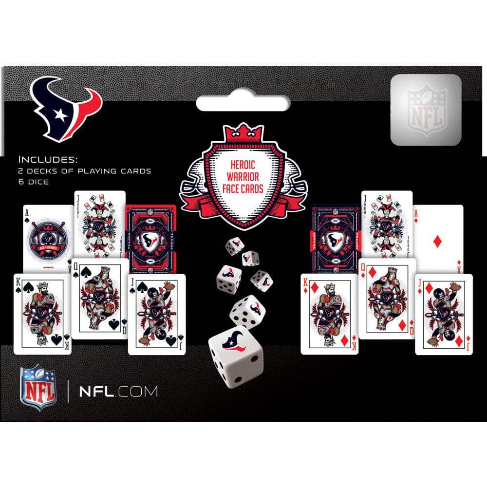 Houston Texans - 2-Pack Playing Cards & Dice Set - Image 3