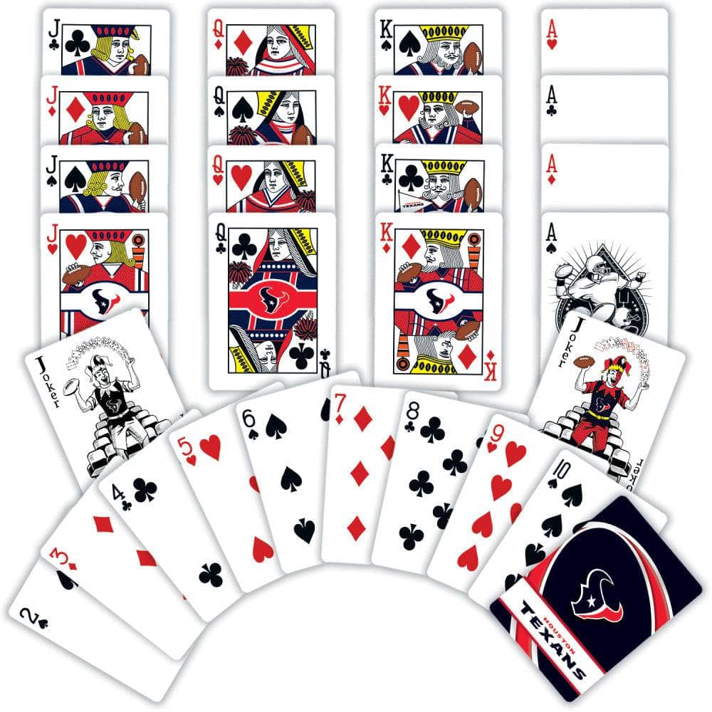 Houston Texans Playing Cards - 54 Card Deck - Image 2
