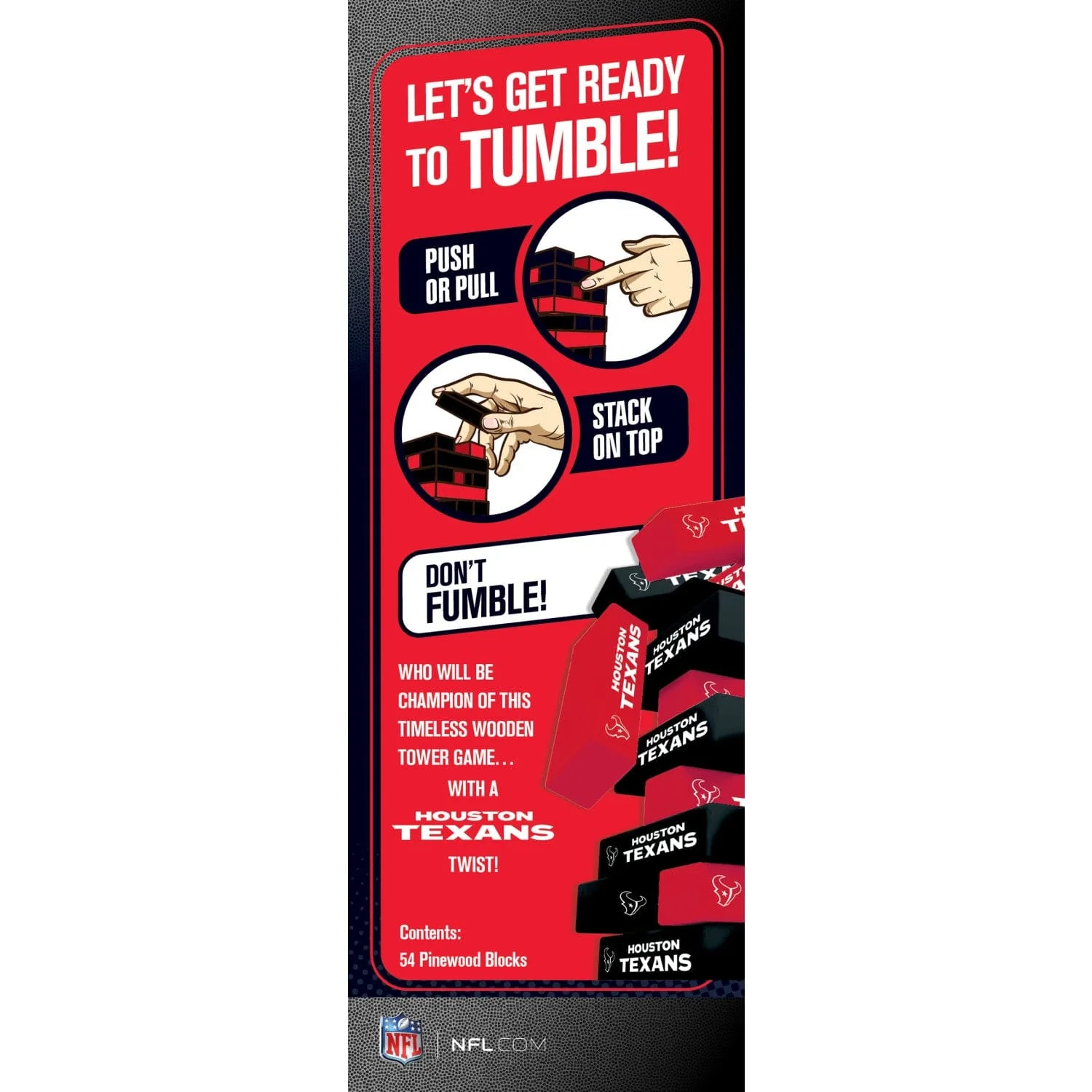 Houston Texans Tumble Tower - Image 3