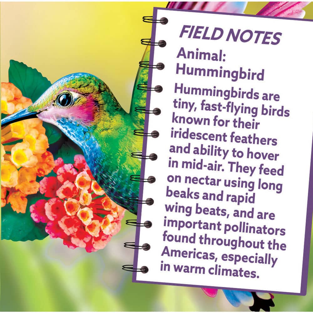 Hummingbird 100 Piece Shaped Jigsaw Puzzle - Image 3