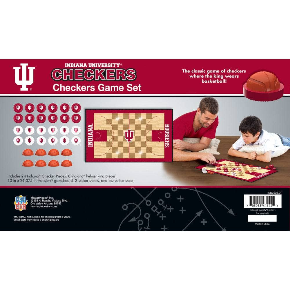 Indiana Hoosiers Checkers Board Game - Image 3