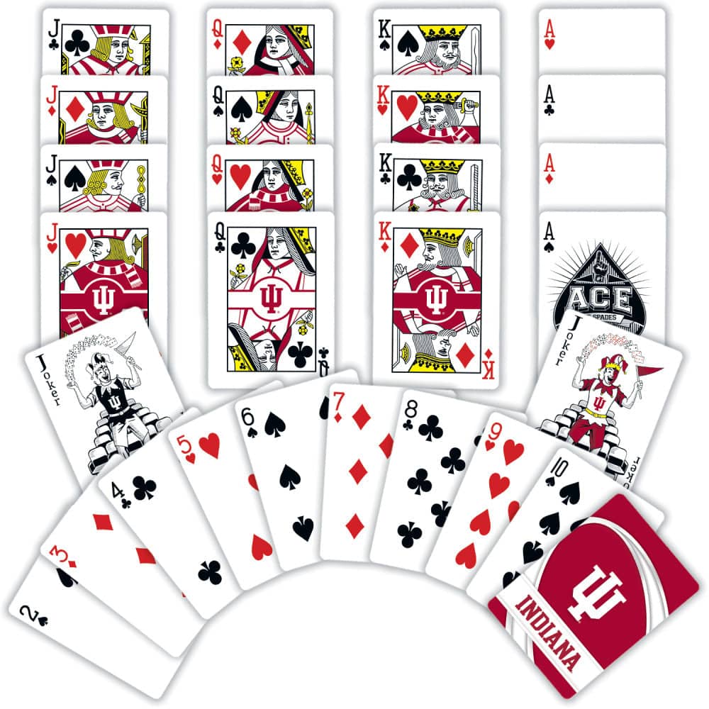 Indiana Hoosiers Playing Cards - 54 Card Deck - Image 2