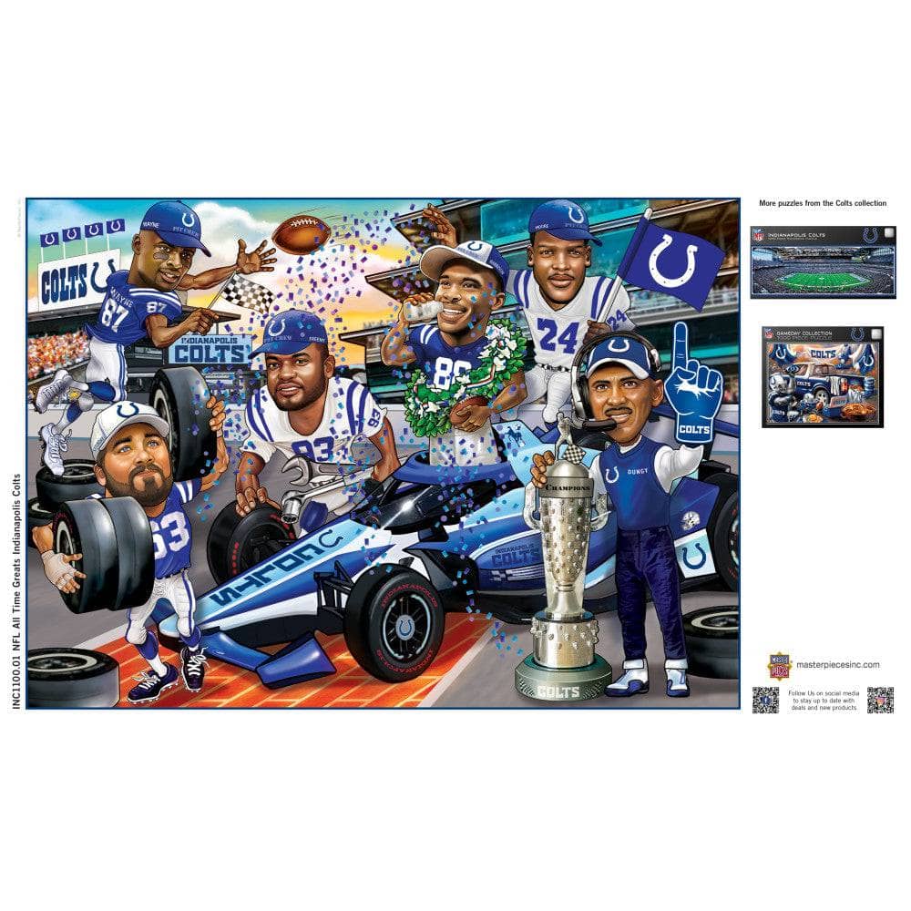 Indianapolis Colts - All Time Greats 500 Piece Jigsaw Puzzle - Image 4