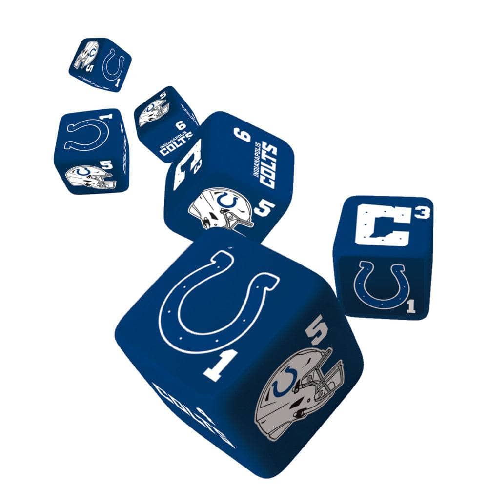 Indianapolis Colts Dice Set - 19mm - Image 2