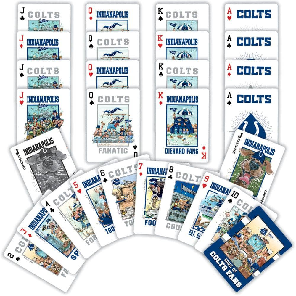 Indianapolis Colts Fan Deck Playing Cards - 54 Card Deck - Image 2
