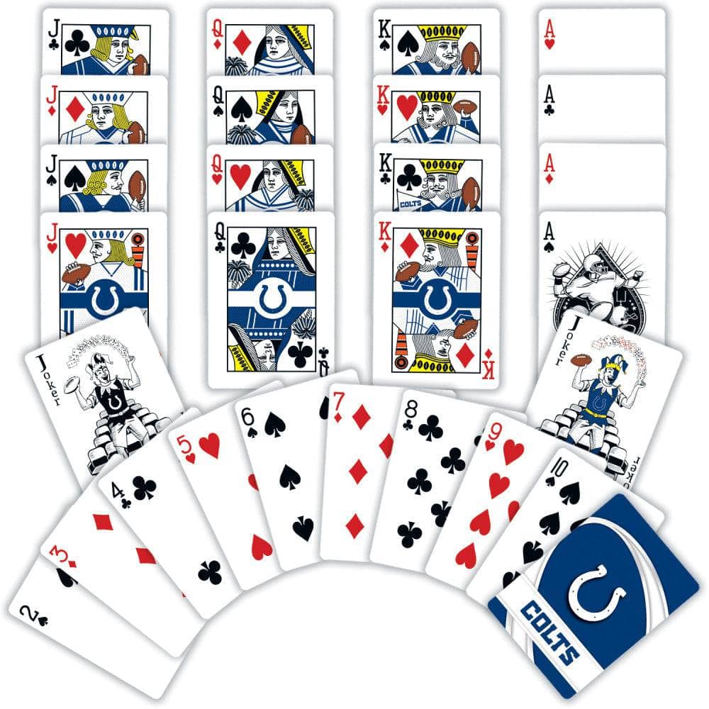 Indianapolis Colts Playing Cards - 54 Card Deck - Image 2