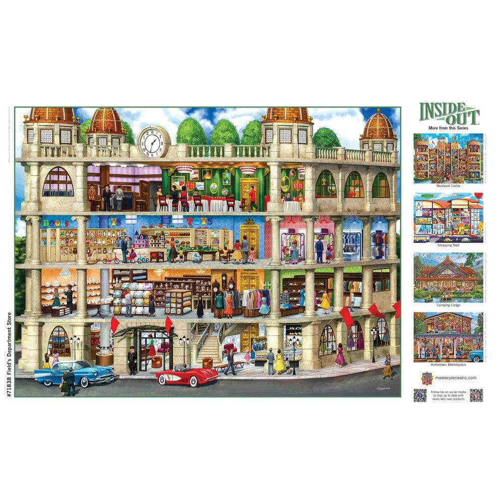 Inside Out - Field's Department Store 1000 Piece Jigsaw Puzzle - Image 4