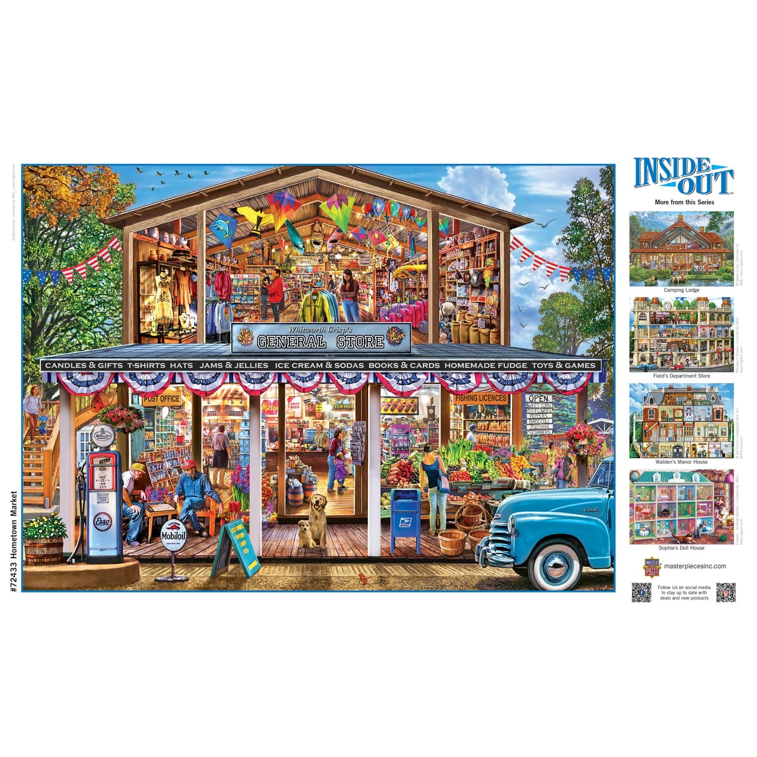 Inside Out - Hometown Market 1000 Piece Jigsaw Puzzle - Image 4