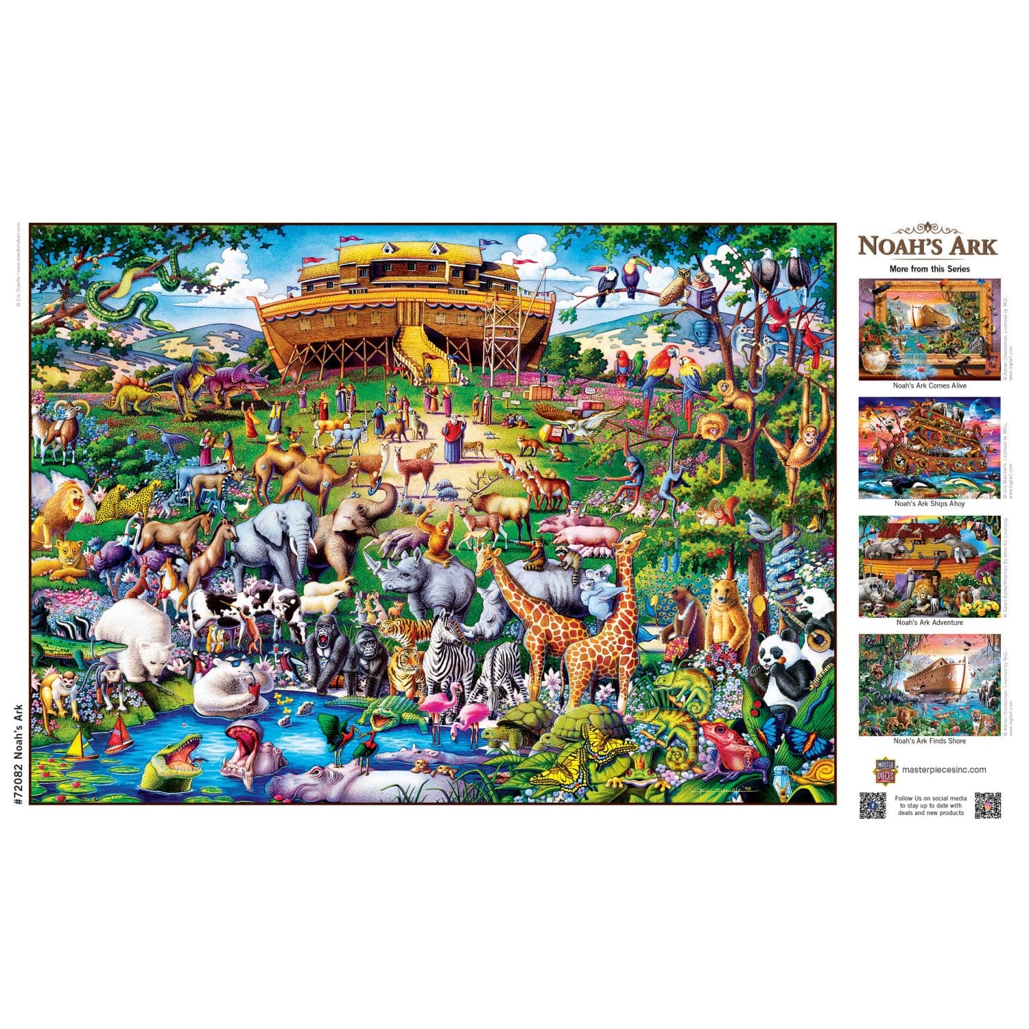 Noah's Ark - 1000 Piece Jigsaw Puzzle - Image 4