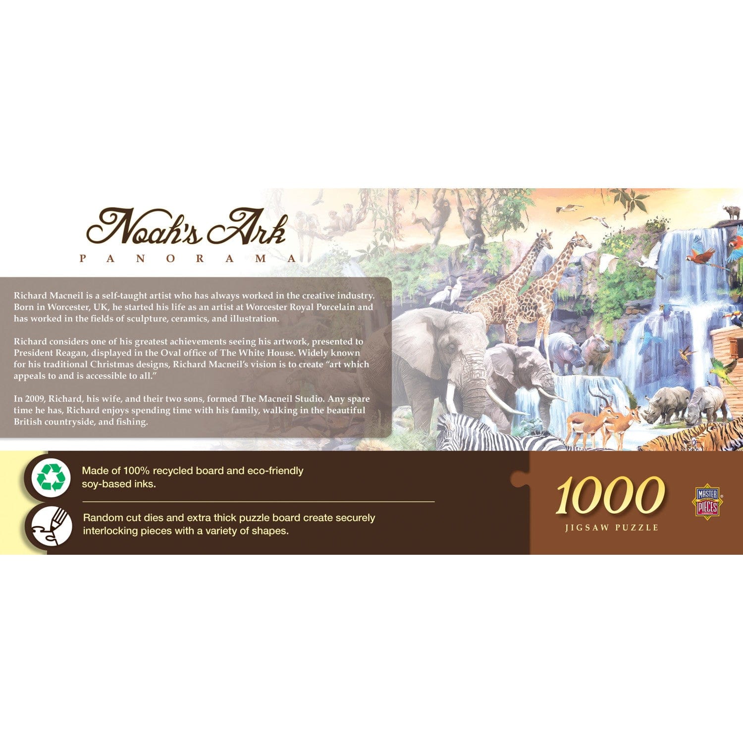 Noah's Ark - 1000 Piece Panoramic Jigsaw Puzzle - Image 3