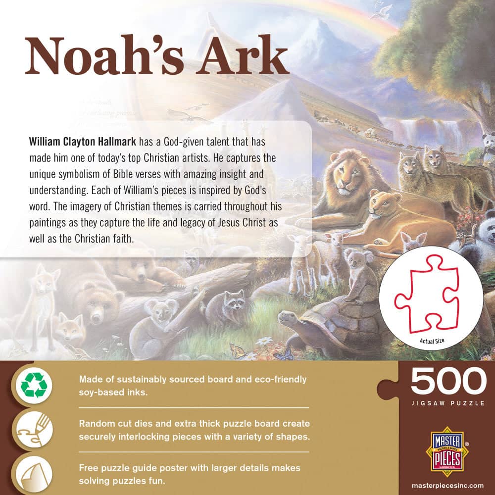 Noah's Ark 500 Piece Jigsaw Puzzle - Image 3