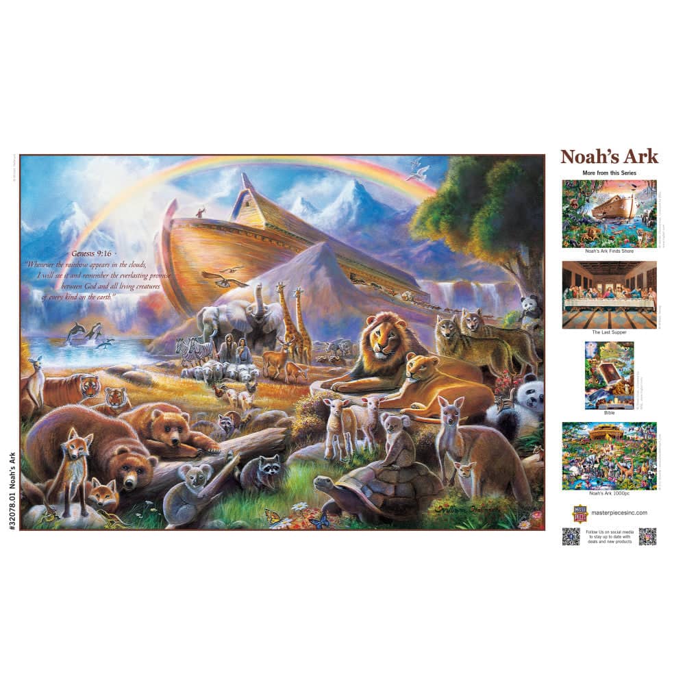 Noah's Ark 500 Piece Jigsaw Puzzle - Image 4