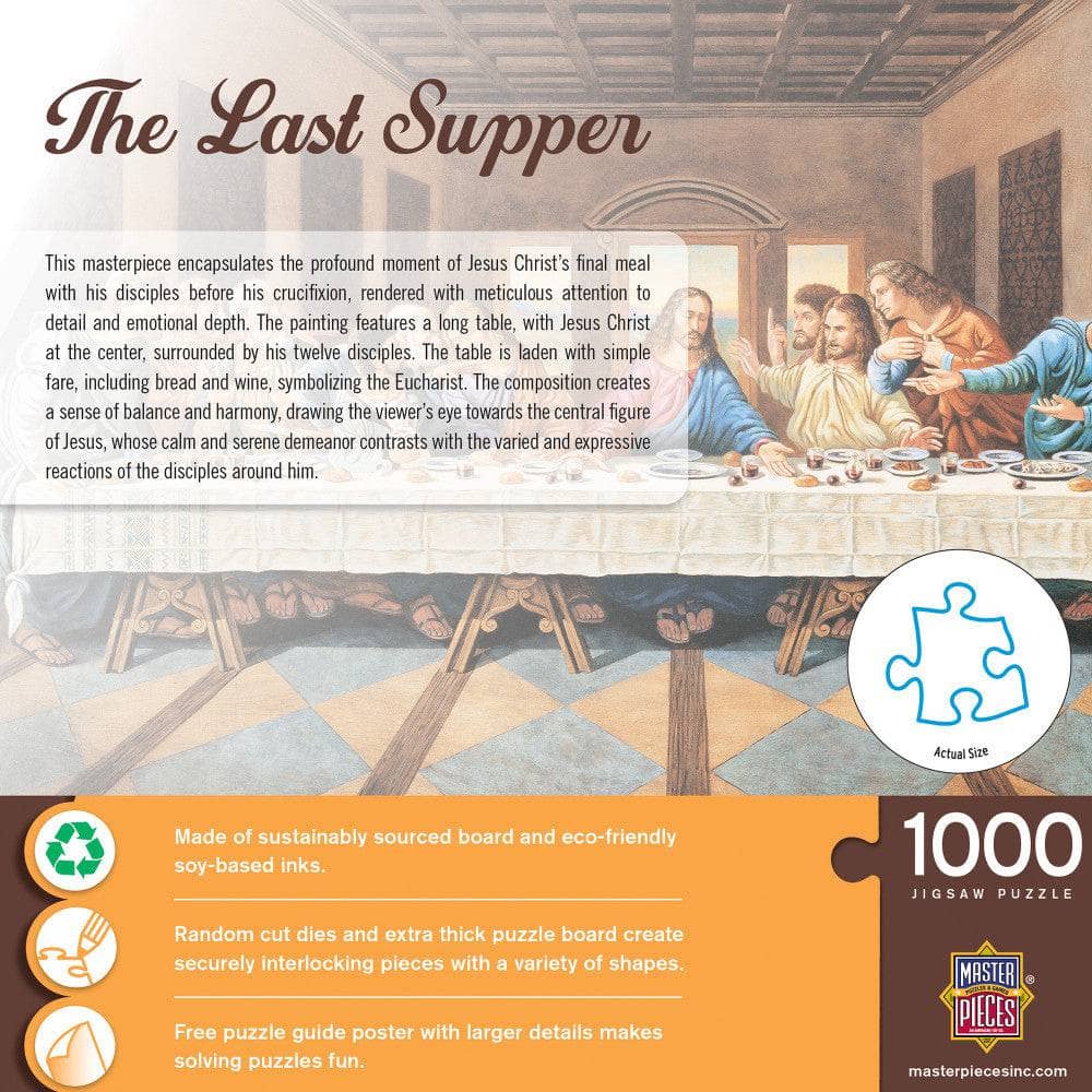 Inspirational - The Last Supper 1000 Piece Jigsaw Puzzle - Image 3
