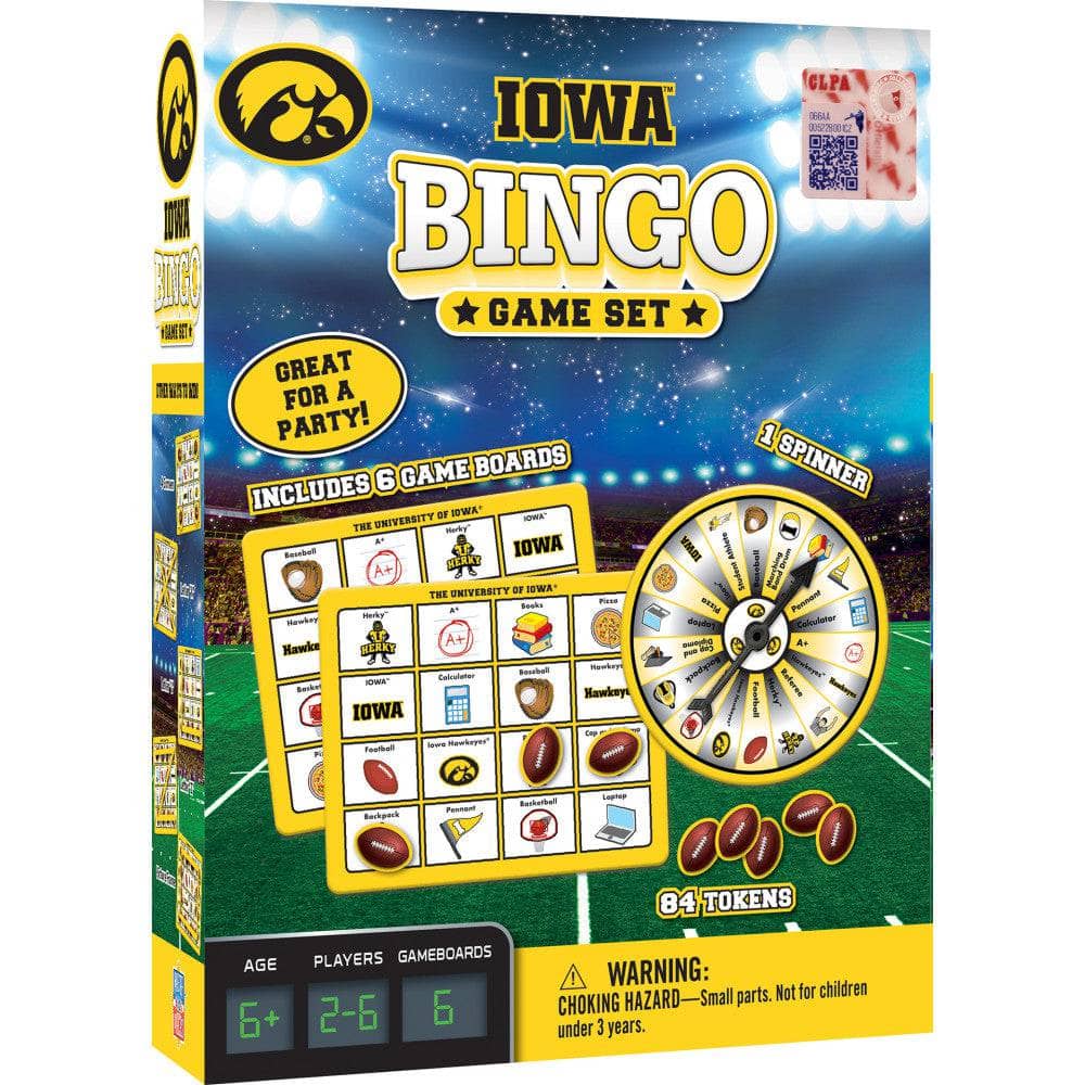 Iowa Hawkeyes NCAA Bingo Game