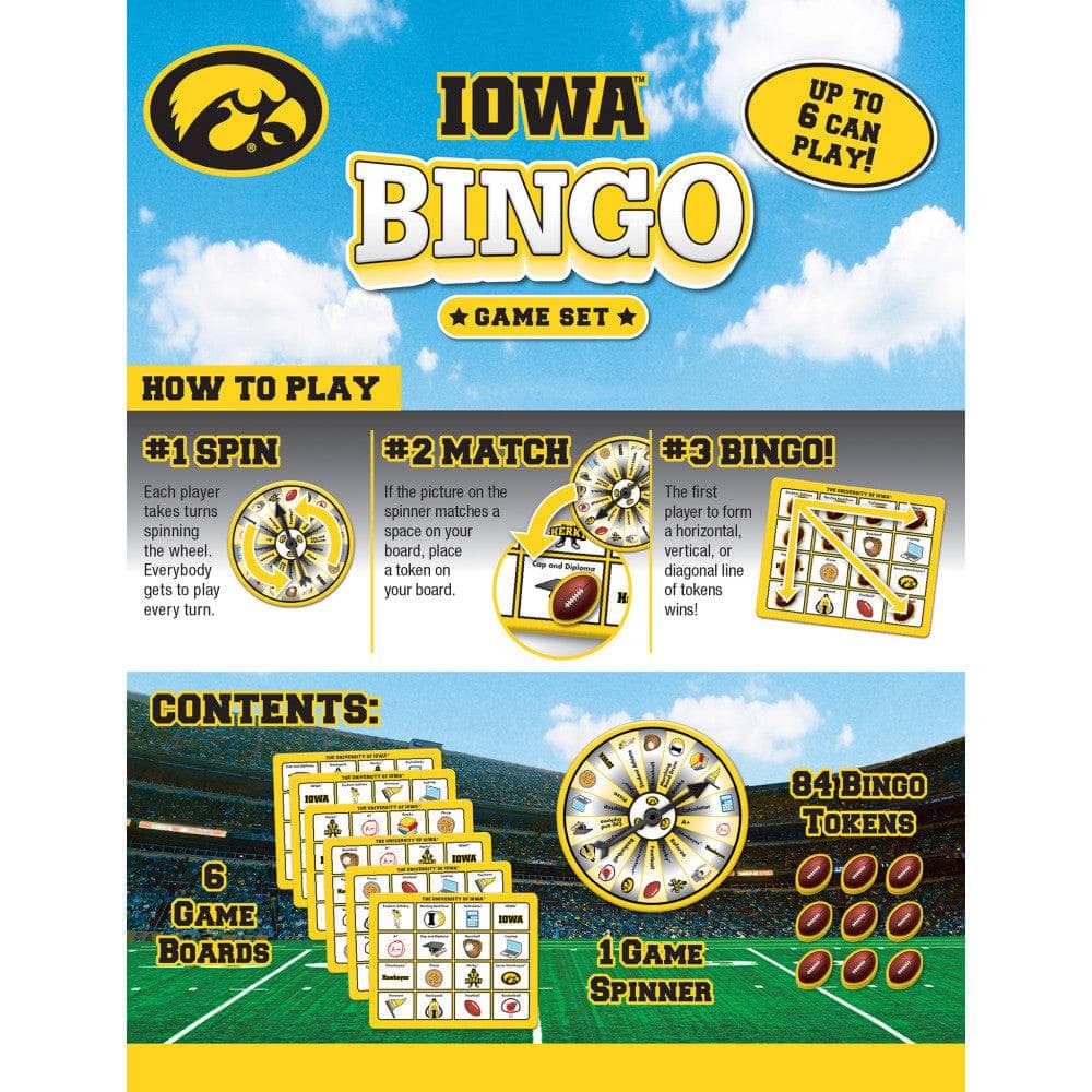 Iowa Hawkeyes NCAA Bingo Game - Image 3