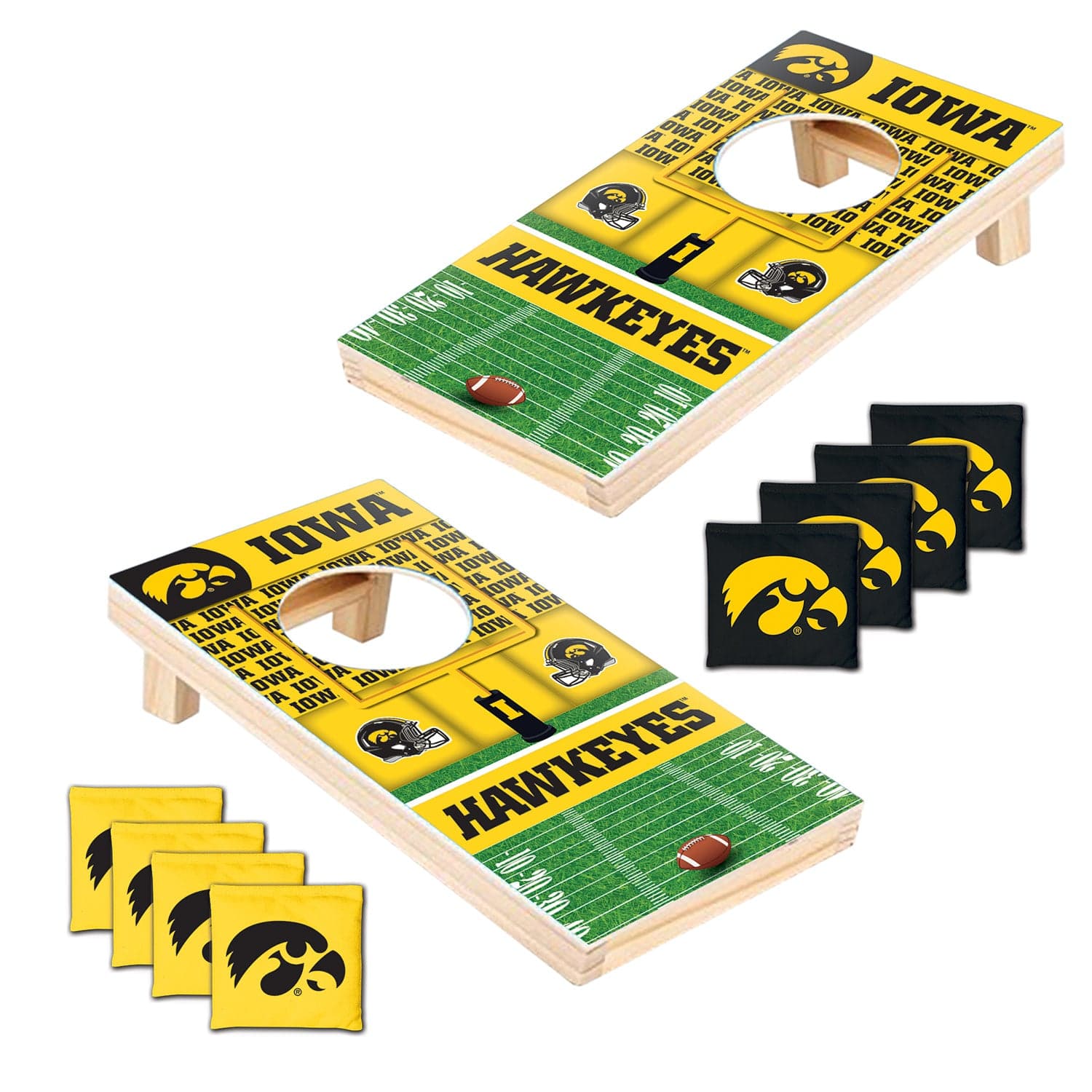 Iowa Hawkeyes - NCAA Tabletop Cornhole - Image 2