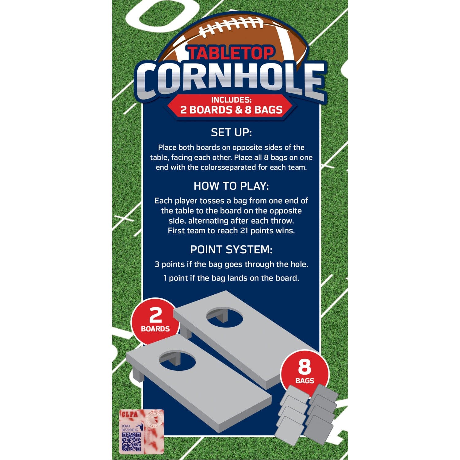 Iowa Hawkeyes - NCAA Tabletop Cornhole - Image 3