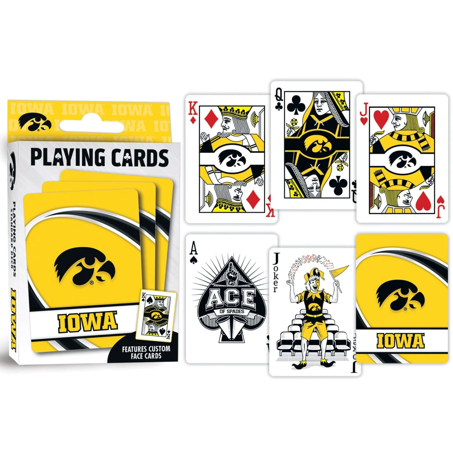 Iowa Hawkeyes Playing Cards - 54 Card Deck - Image 3