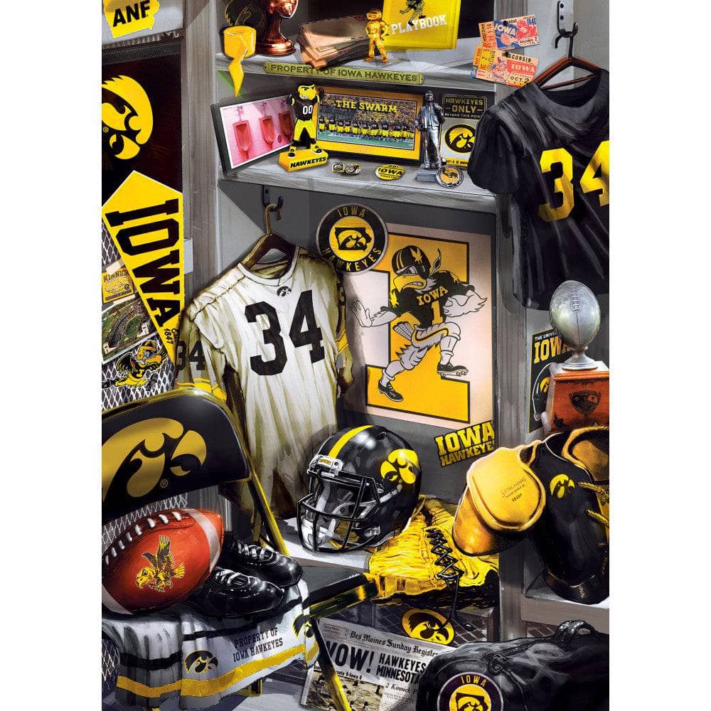 Iowa Hawkeyes - Locker Room 500 Piece Jigsaw Puzzle - Image 2