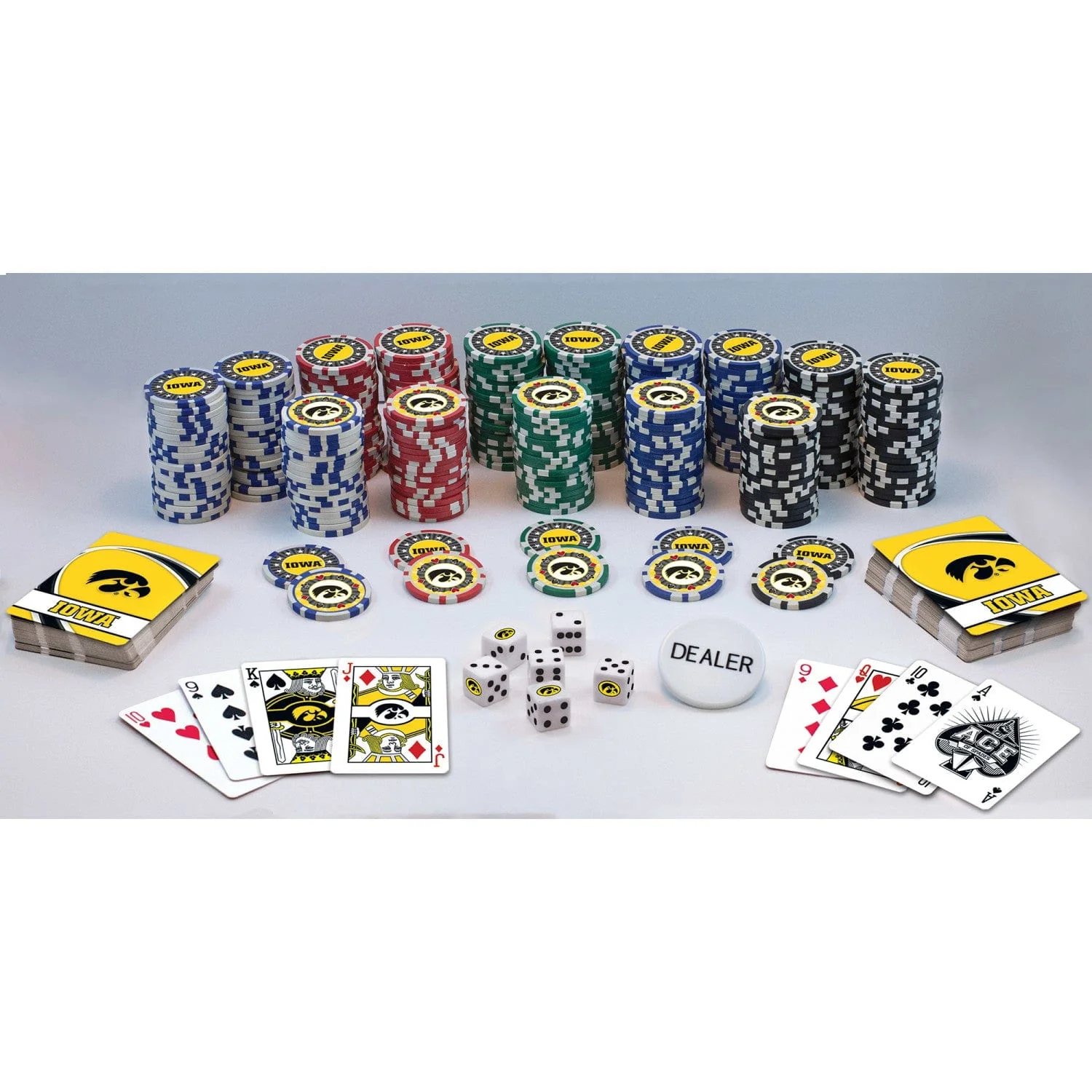 Iowa Hawkeyes 300 Piece Poker Set - Image 2