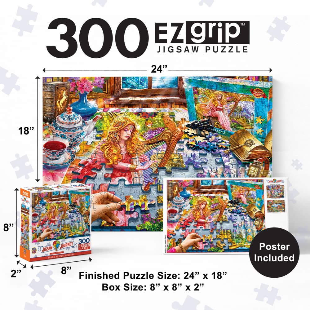 Jigsaw Journey - The Harp's Lullaby 300 Piece EZ Grip Jigsaw Puzzle - Image 5