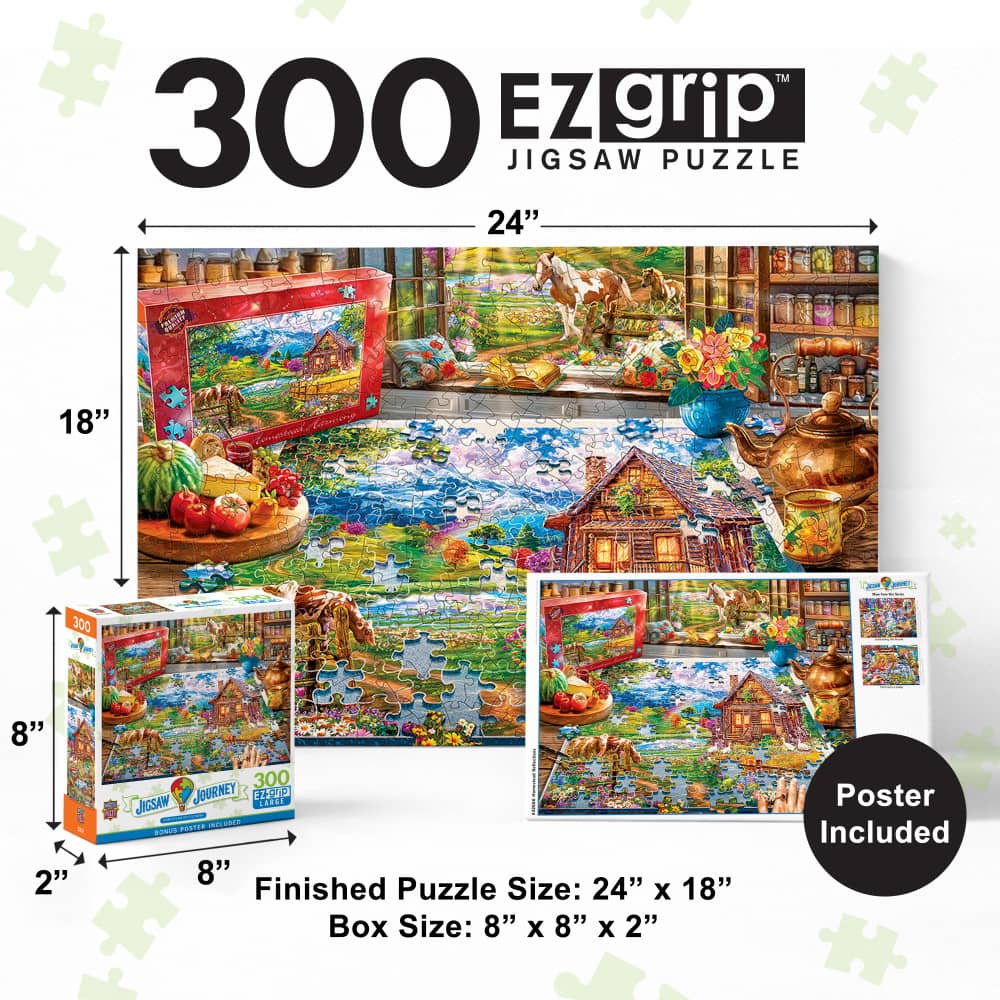 Jigsaw Journey - Homestead Reflections 300 Piece EZ Grip Jigsaw Puzzle - Image 5